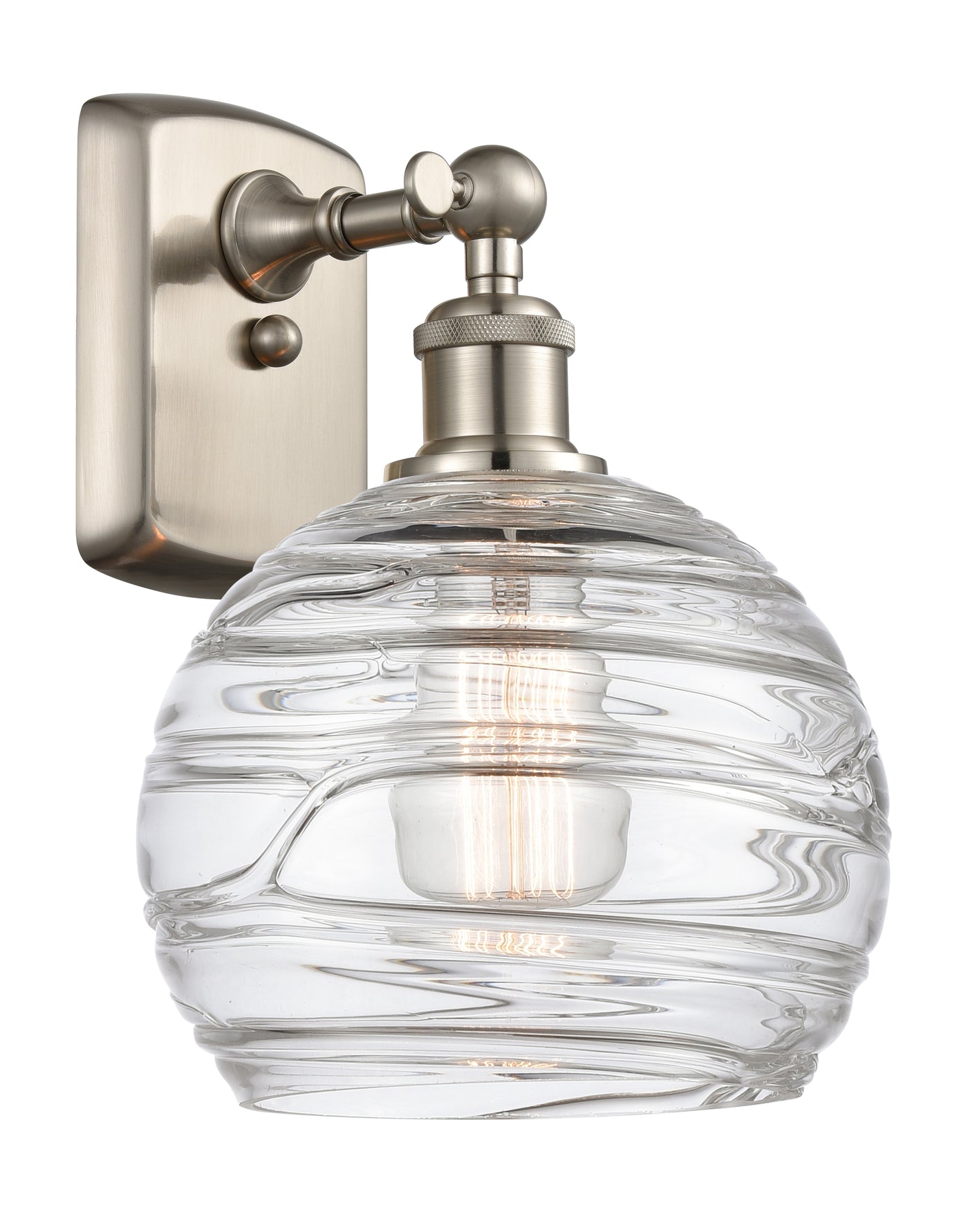 Ballston Sconce Cast Brass Steel Glass