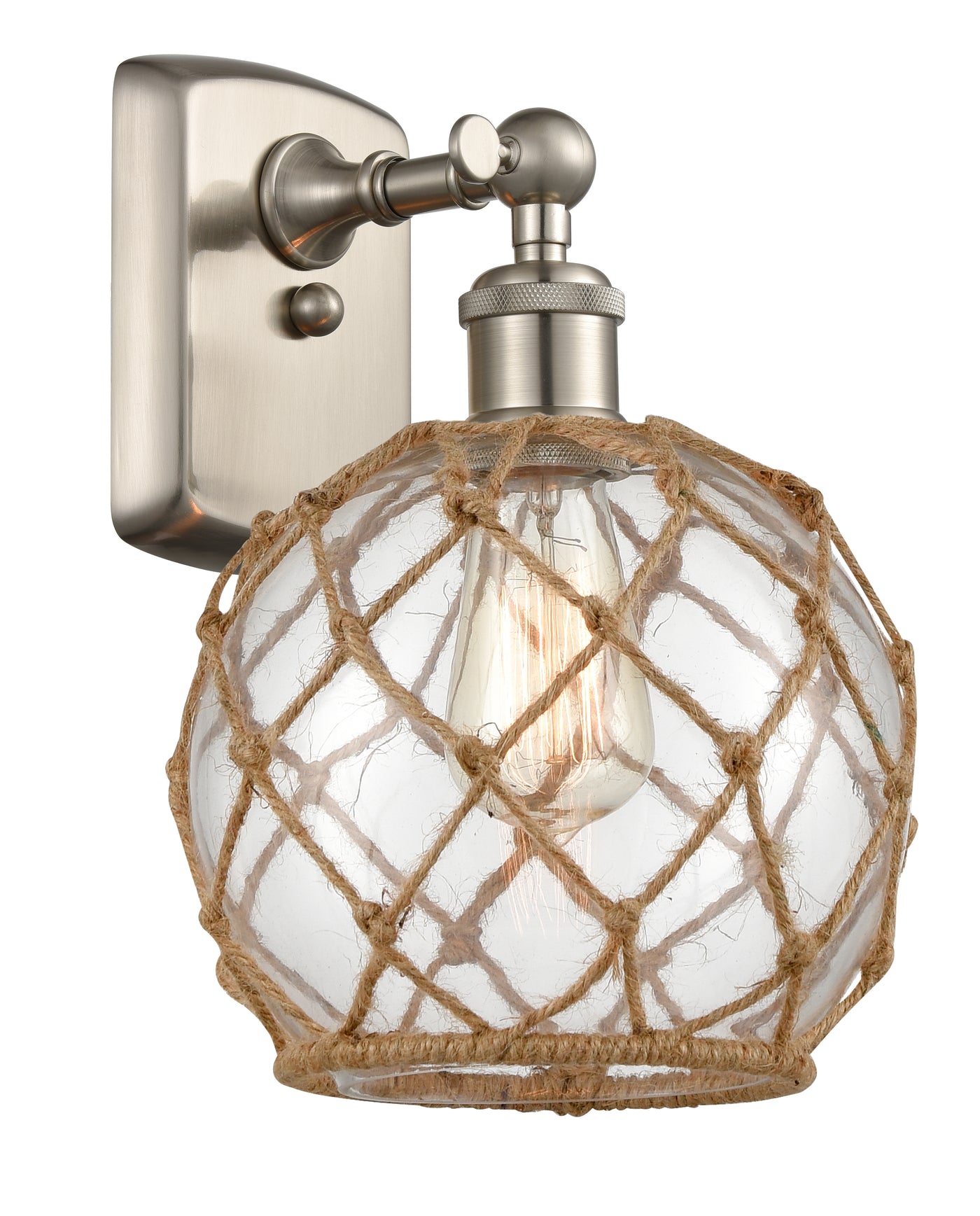Ballston Sconce Cast Brass Glass Steel