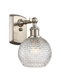 Ballston Sconce Cast Brass Steel Glass