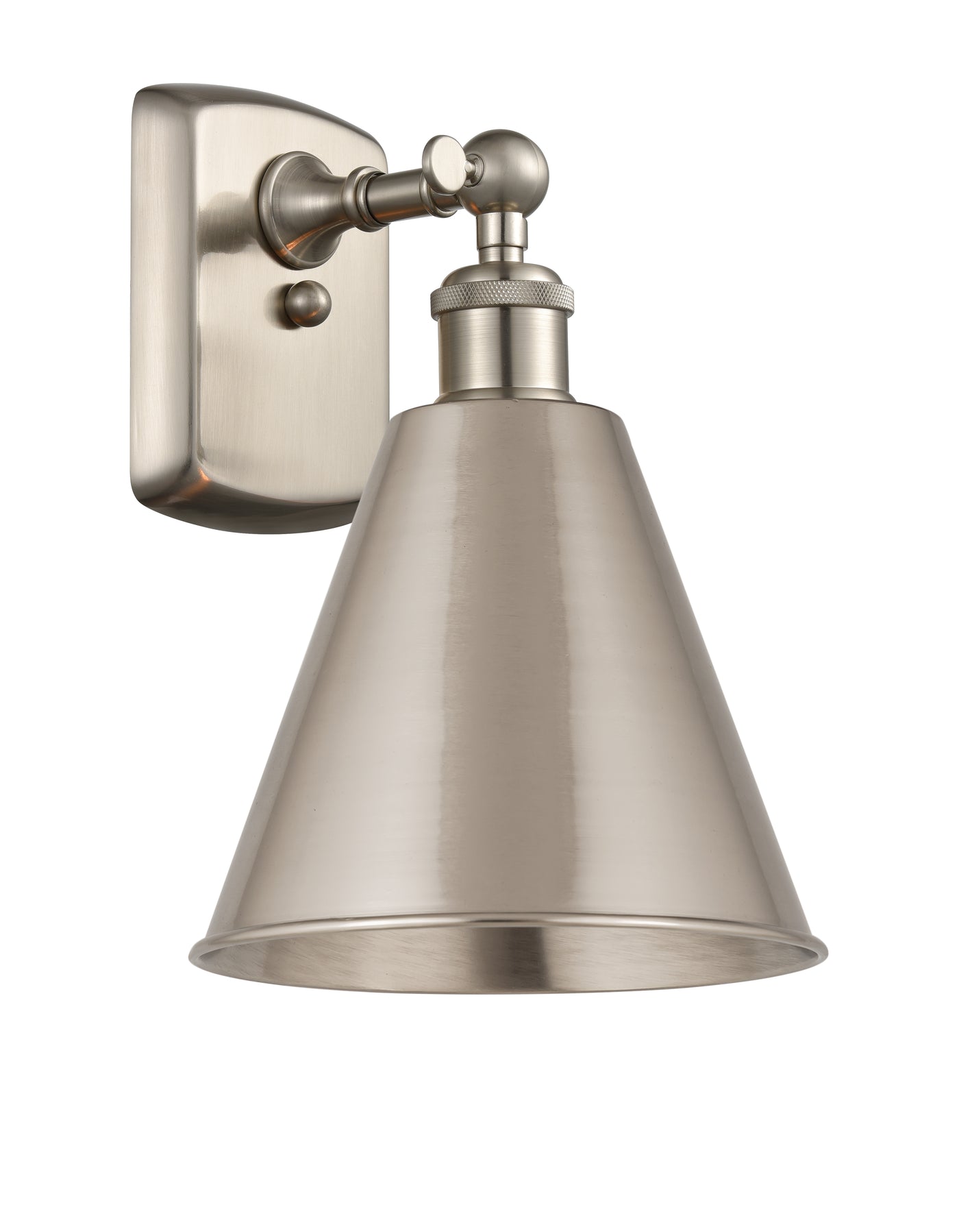 Ballston Industrial, Farmhouse, Restoration-Vintage Berkshire Metal Sconce