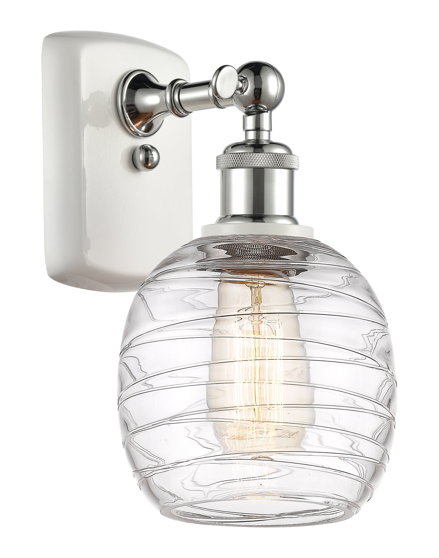 Ballston Sconce Cast Brass Glass Steel