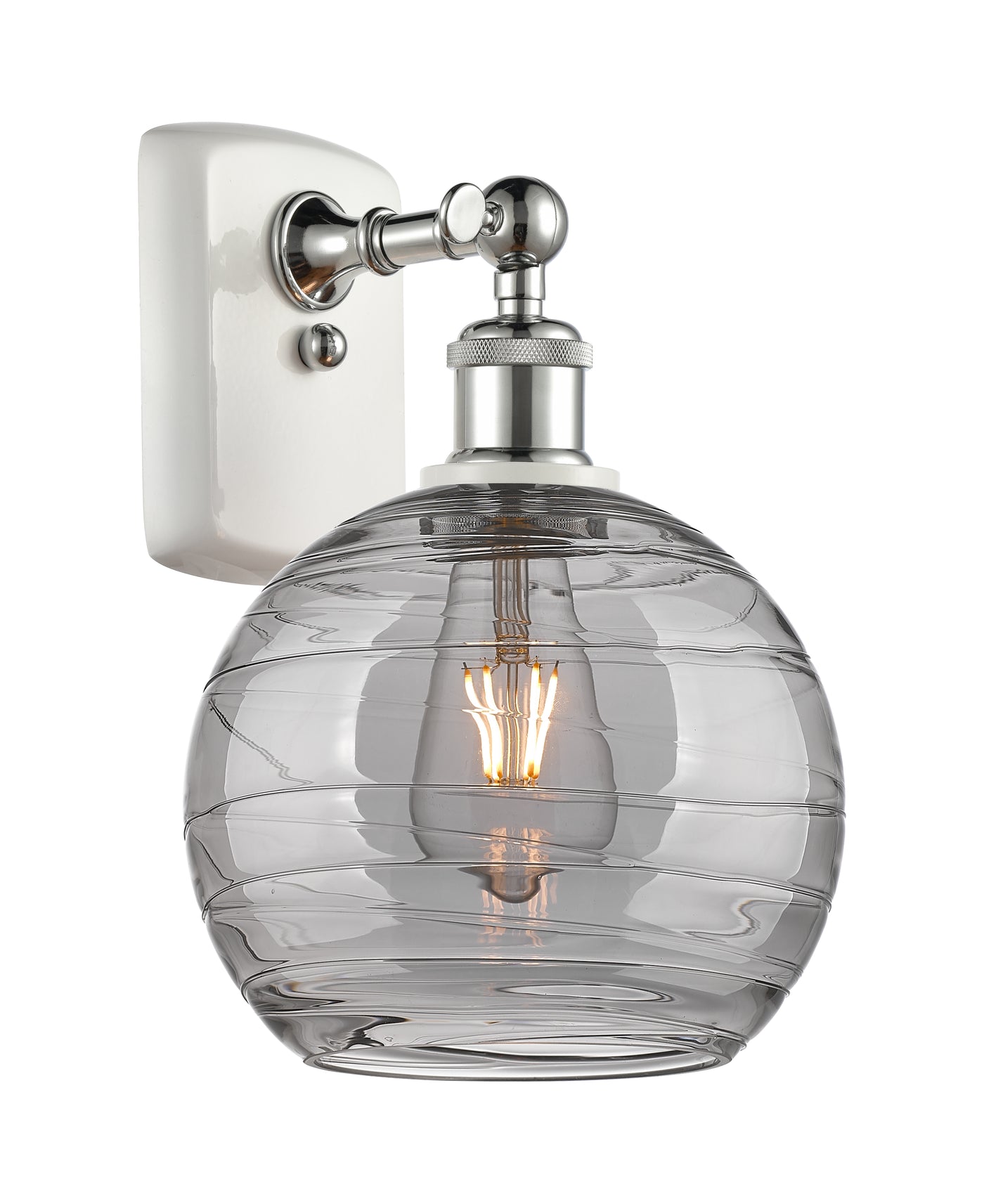 Ballston Sconce Cast Brass Steel Glass