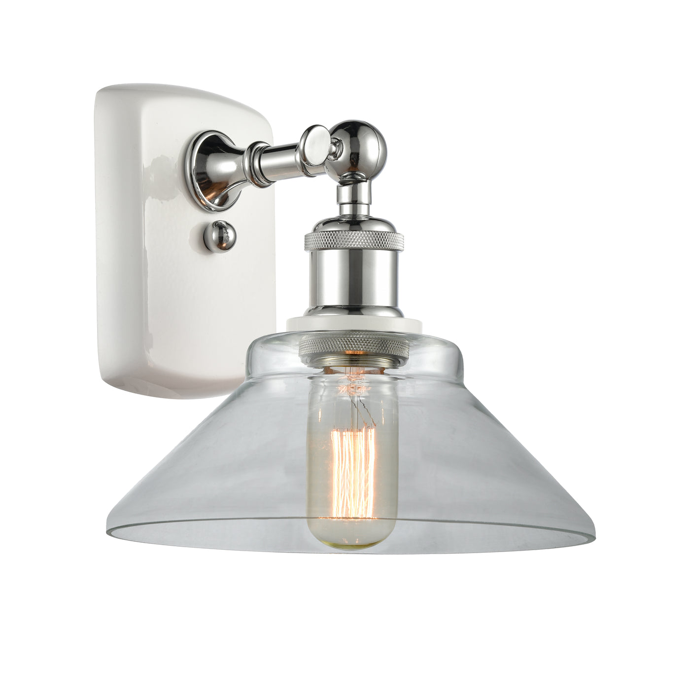 Ballston Sconce Cast Brass Steel Glass