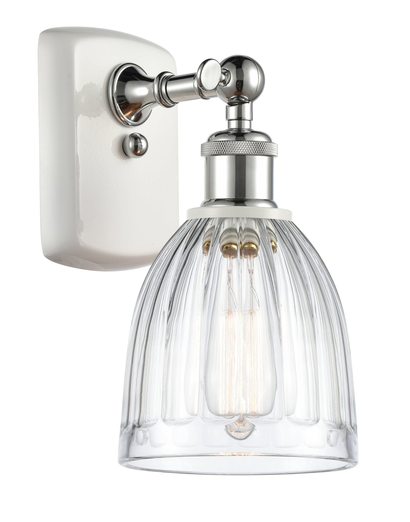 Ballston Sconce Cast Brass Modern Glass