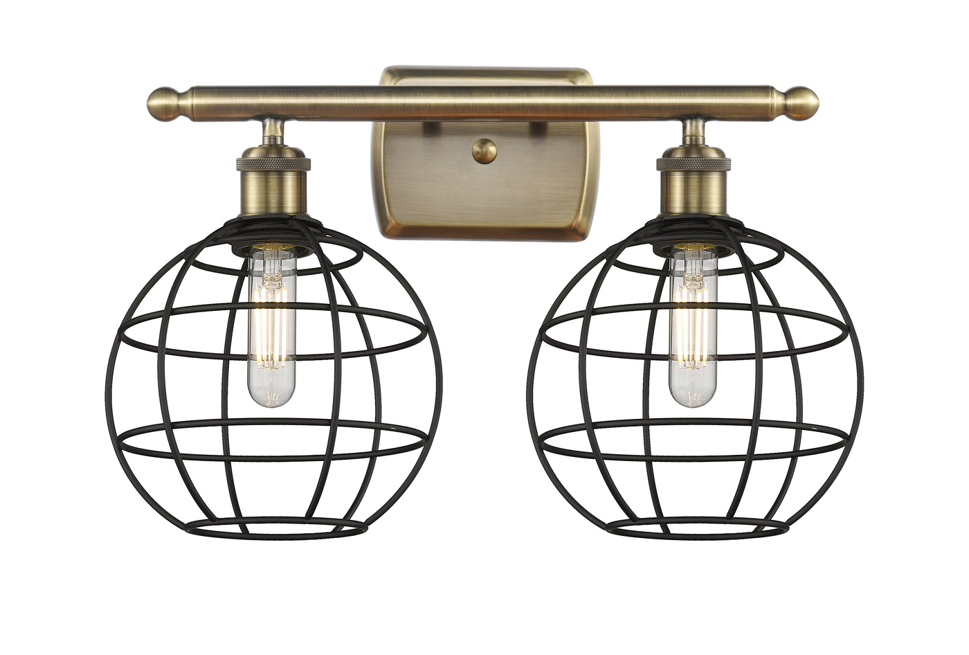 Ballston Industrial, Farmhouse, Restoration-Vintage, Traditional, Transitional  Muselet Bath Vanity Light