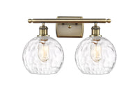 Ballston Bath Vanity Light Cast Brass Glass
