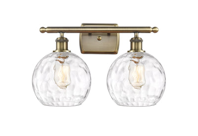 Ballston Bath Vanity Light Cast Brass Glass