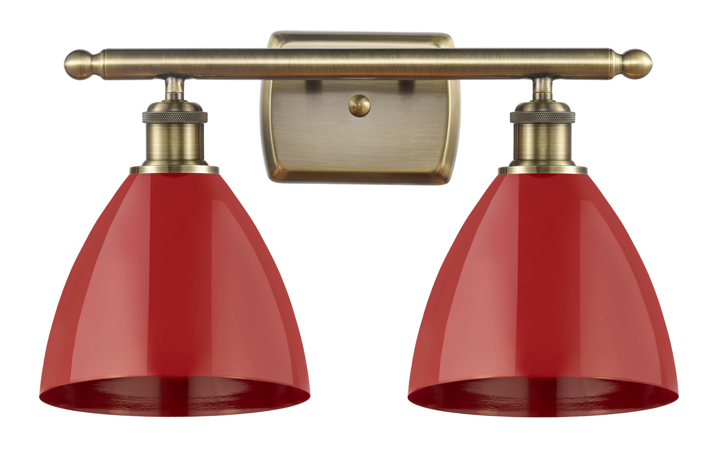 Ballston Industrial, Farmhouse, Restoration-Vintage Plymouth Bath Vanity Light
