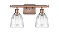 Ballston Bath Vanity Light Cast Brass 18 Inch