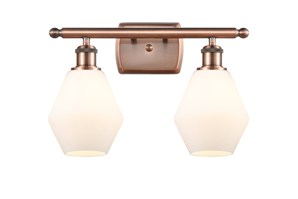 Cindyrella 16-Inch 2-Light Bath Vanity Light with LED Bulbs