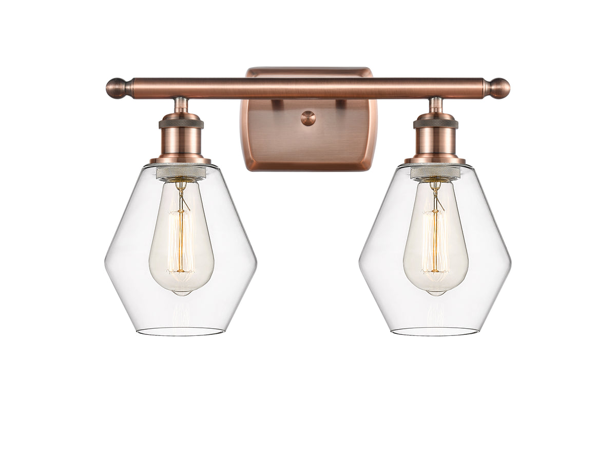 Cindyrella 16-Inch 2-Light Bath Vanity Light with LED Bulbs