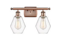 Cindyrella 16-Inch 2-Light Bath Vanity Light with LED Bulbs