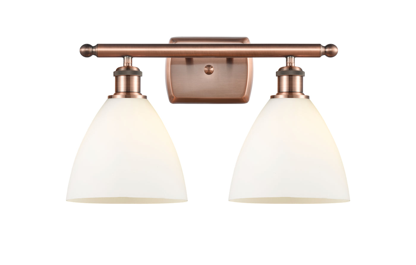 Ballston Bath Vanity Light Cast Brass Glass
