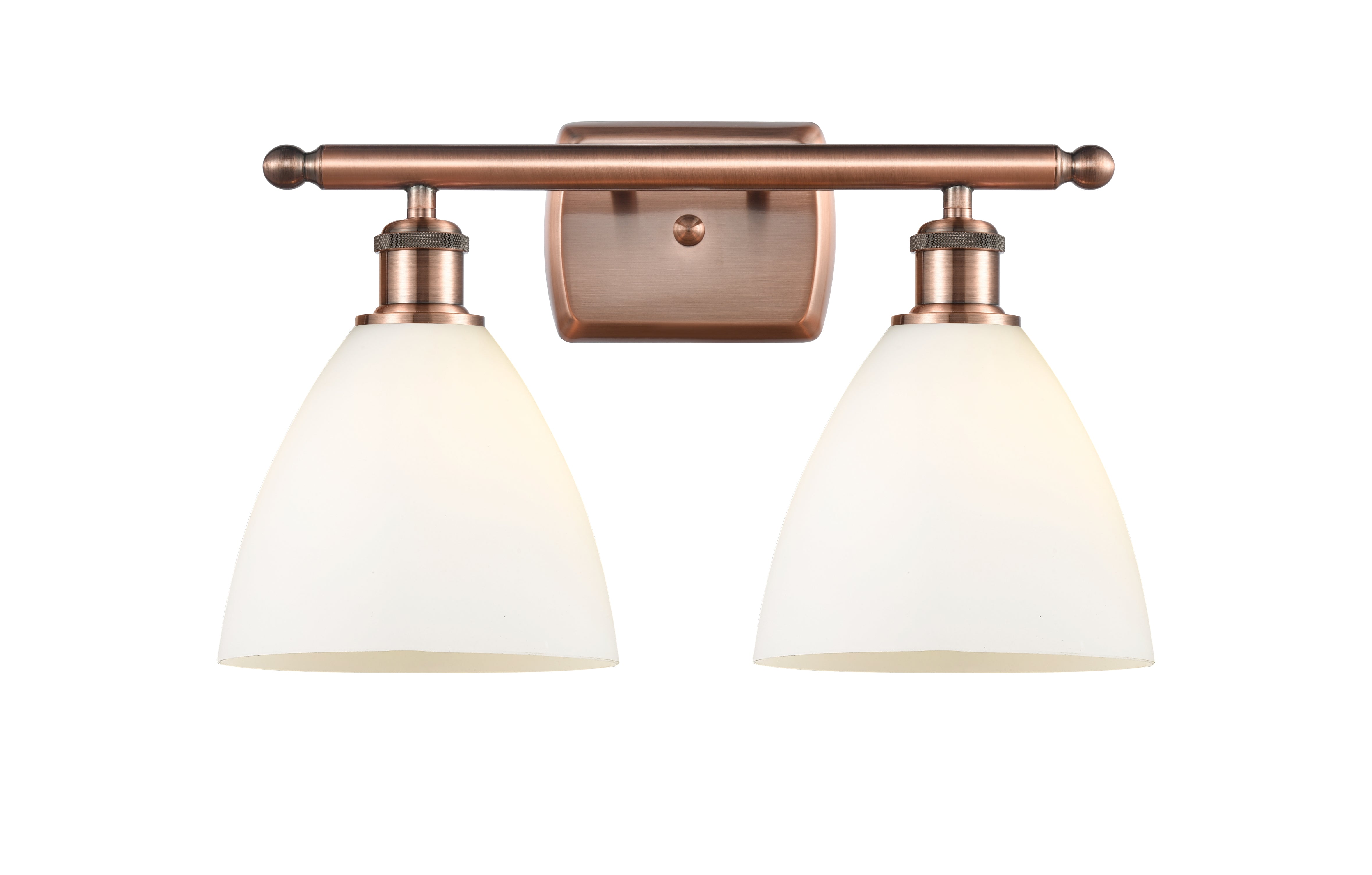 Ballston Bath Vanity Light Cast Brass Glass