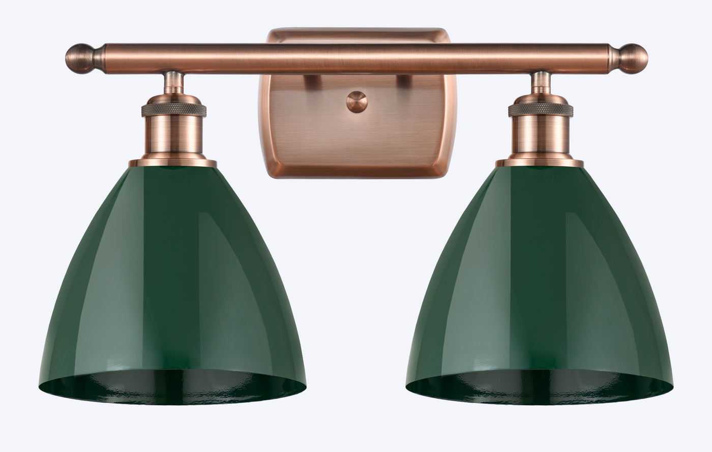 Ballston Industrial, Farmhouse, Restoration-Vintage Plymouth Bath Vanity Light