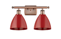 Ballston Industrial, Farmhouse, Restoration-Vintage Bristol Bath Vanity Light