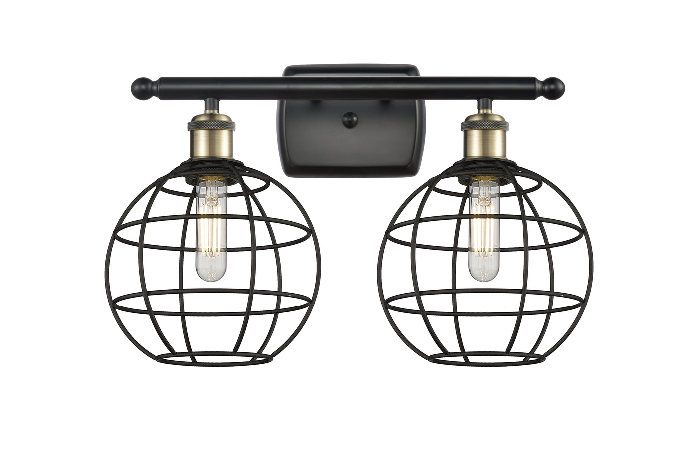Ballston Industrial, Farmhouse, Restoration-Vintage, Traditional, Transitional  Muselet Bath Vanity Light