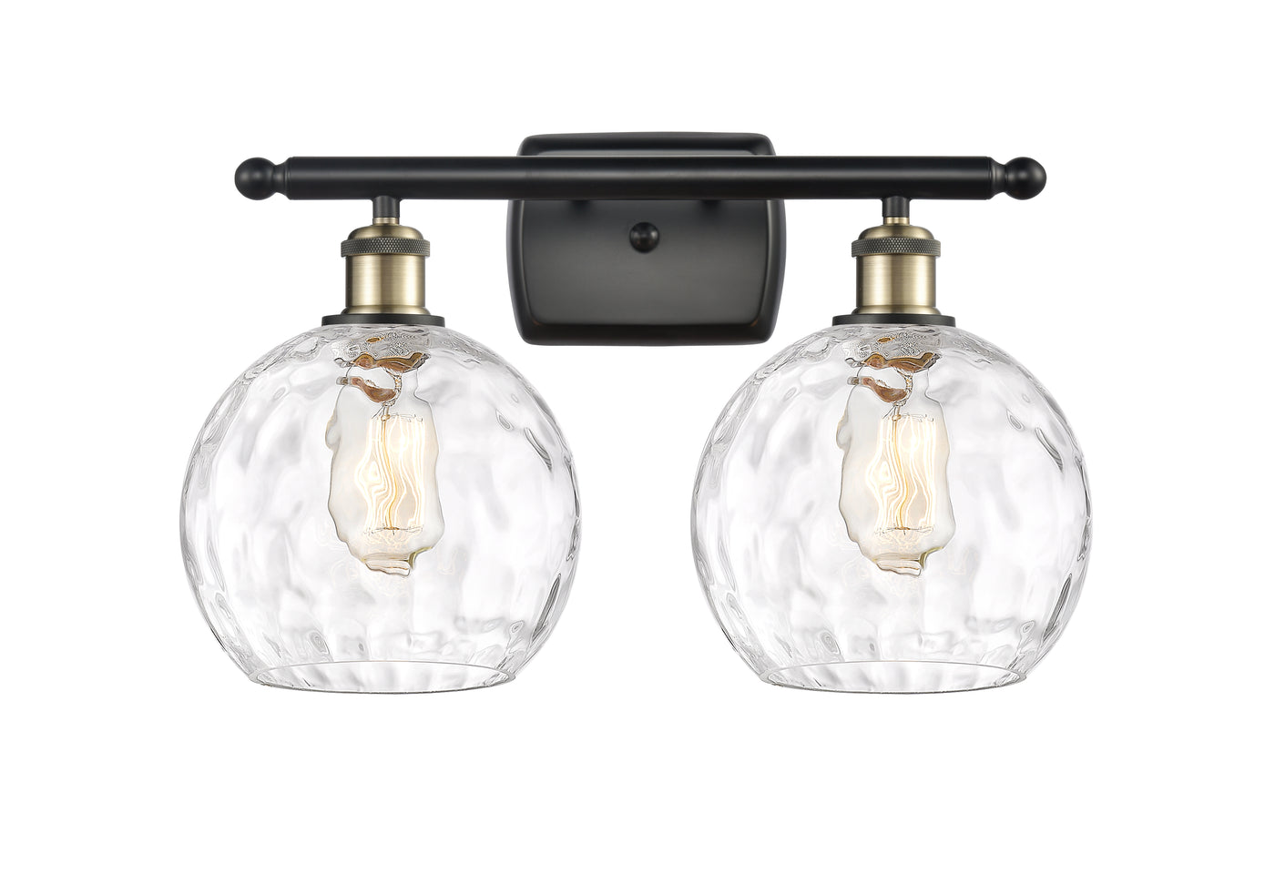 Ballston Bath Vanity Light Cast Brass Glass