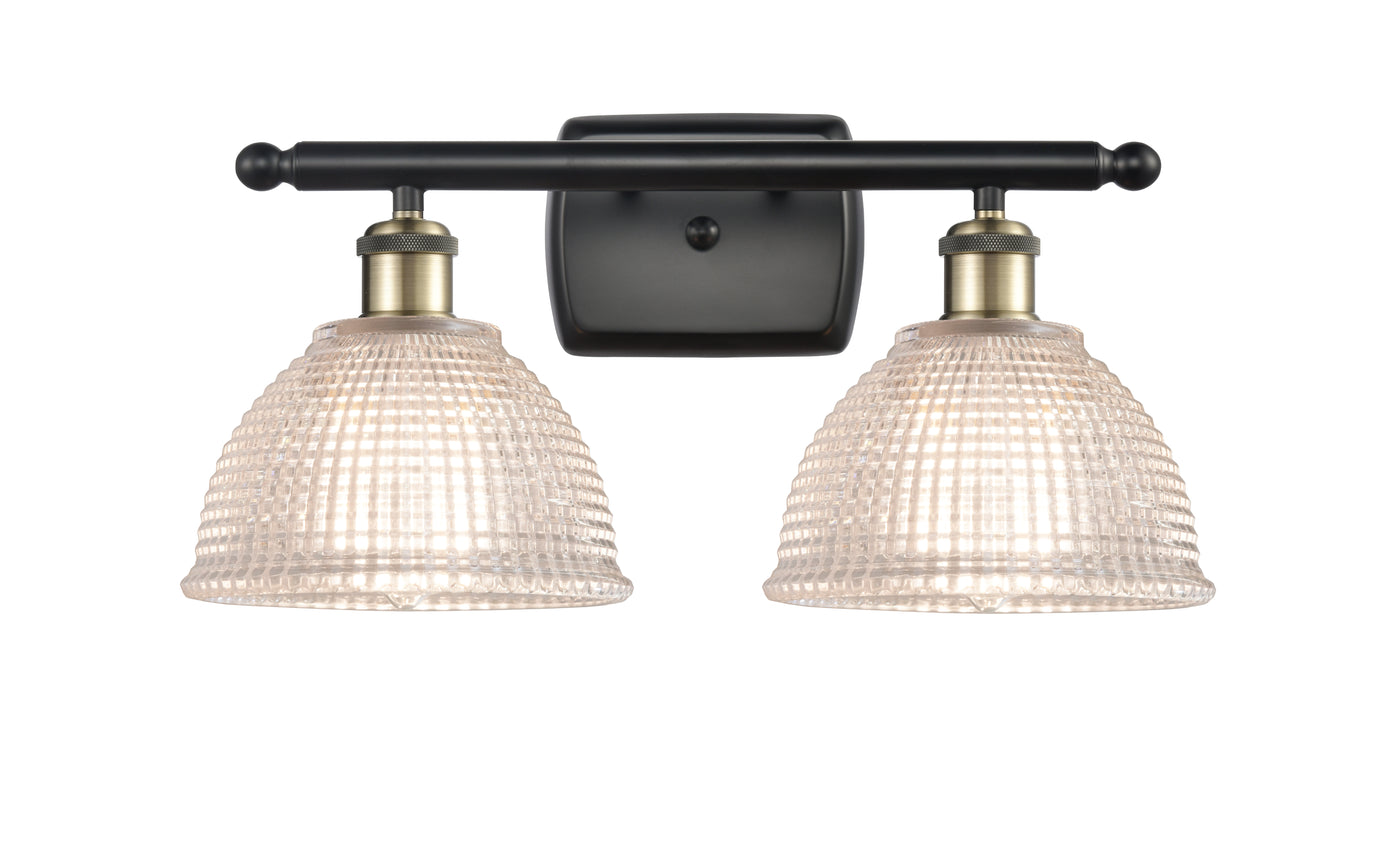 Ballston Bath Vanity Cast Brass Glass Steel