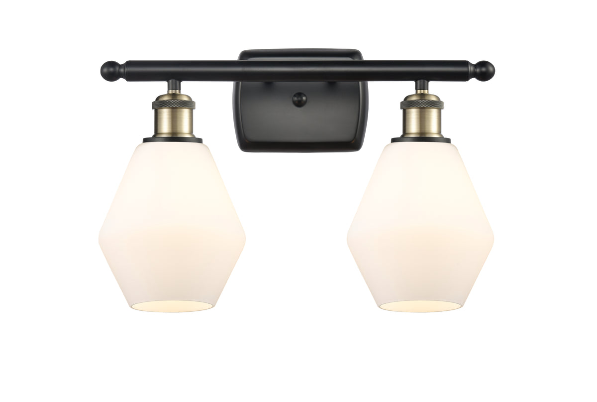 Cindyrella 16-Inch 2-Light Bath Vanity Light with LED Bulbs
