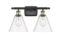 Ballston Vanity Light Cast Brass 18 Inch