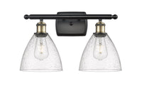 Ballston Bath Vanity Light Cast Brass Glass