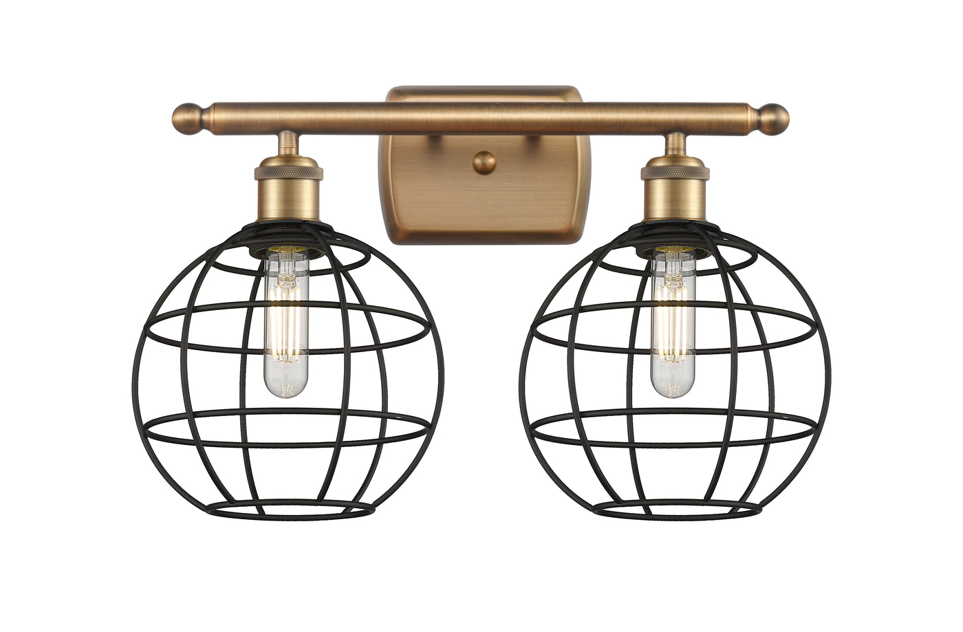 Ballston Industrial, Farmhouse, Restoration-Vintage, Traditional, Transitional  Muselet Bath Vanity Light