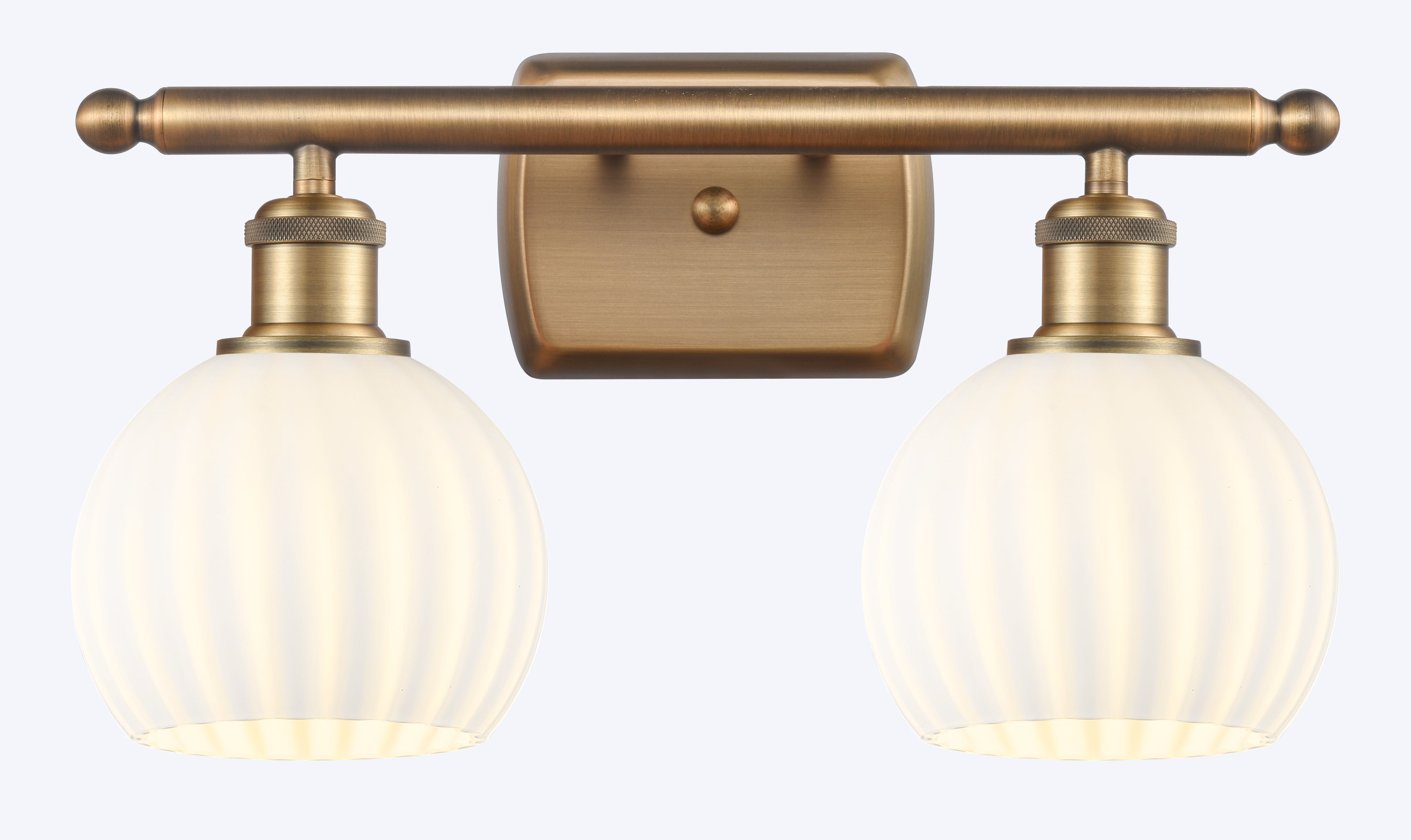 Ballston Bath Vanity Light Cast Brass Finish