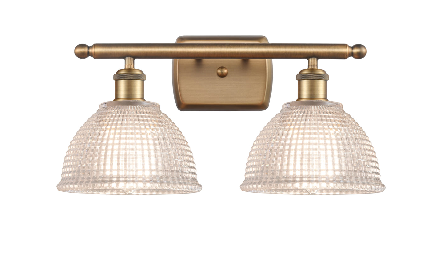 Ballston Bath Vanity Cast Brass Glass Steel