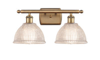 Ballston Bath Vanity Cast Brass Glass Steel