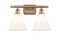 Ballston Vanity Light Cast Brass 18 Inch