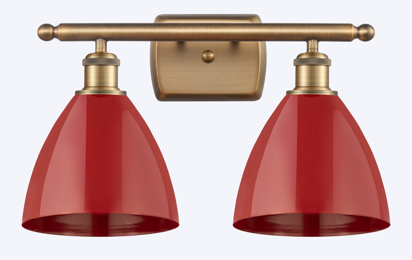 Ballston Industrial, Farmhouse, Restoration-Vintage Plymouth Bath Vanity Light