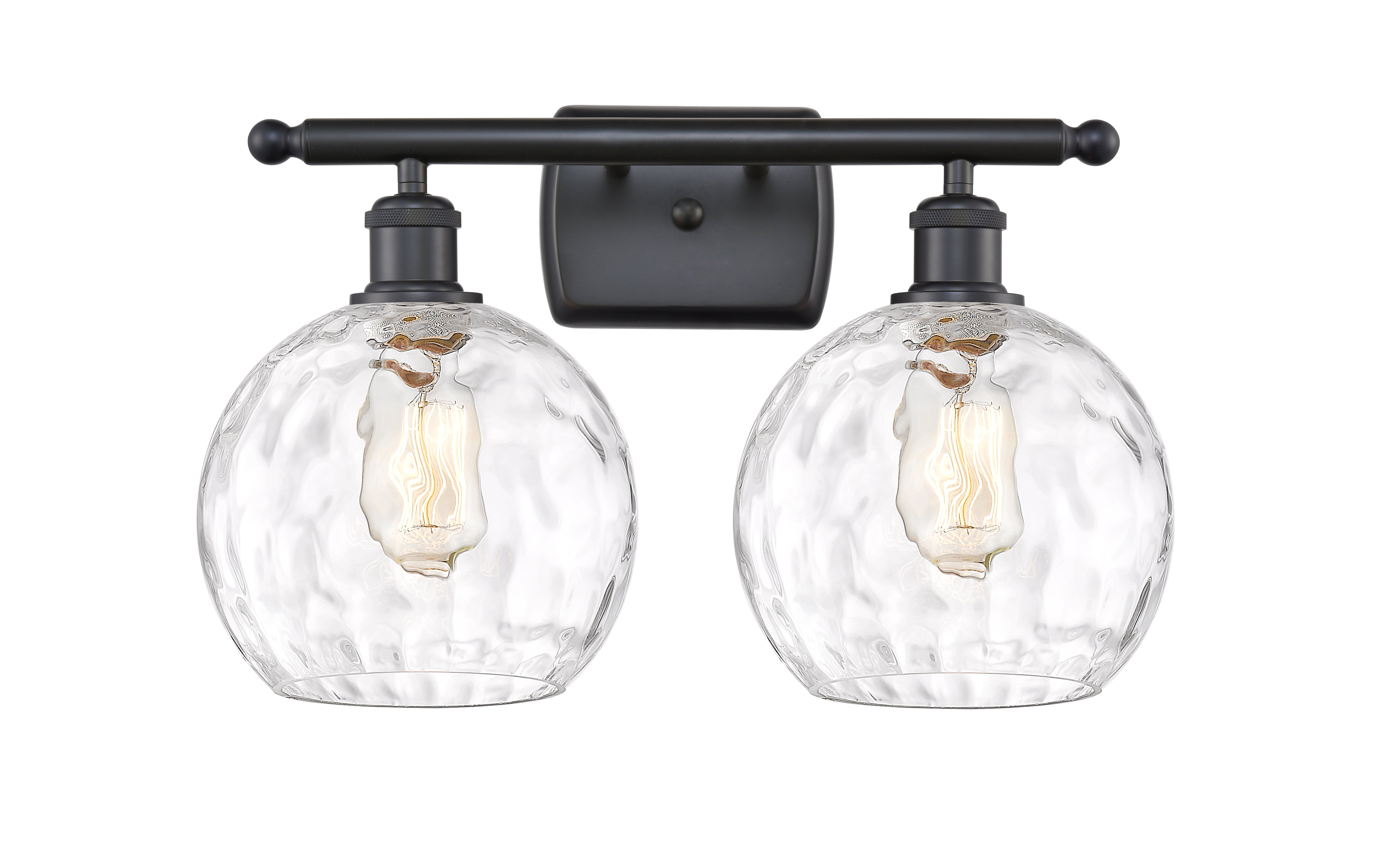 Ballston Bath Vanity Light Cast Brass Glass