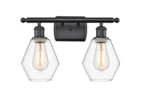 Cindyrella 16-Inch 2-Light Bath Vanity Light with LED Bulbs