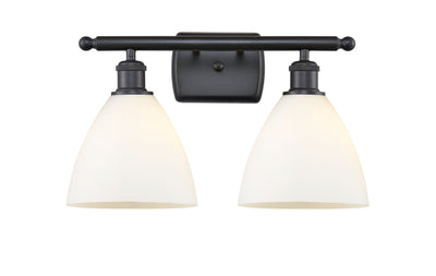 Ballston Bath Vanity Light Cast Brass Glass