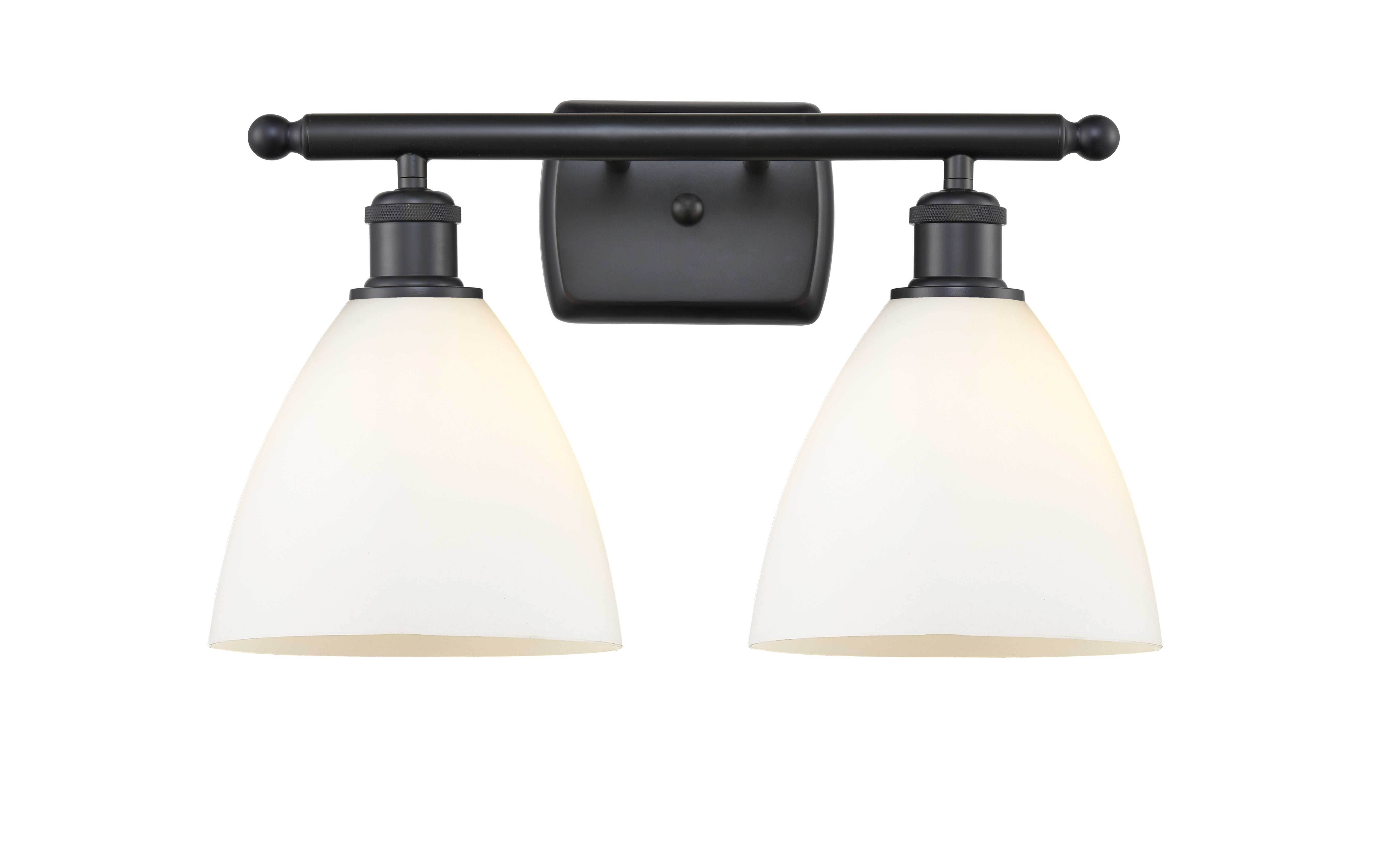 Ballston Bath Vanity Light Cast Brass Glass