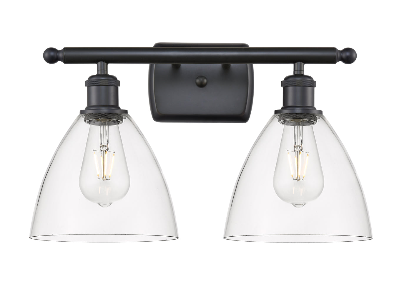 Ballston Bath Vanity Light Cast Brass Glass