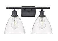 Ballston Bath Vanity Light Cast Brass Glass