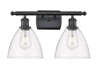 Ballston Bath Vanity Light Cast Brass Glass