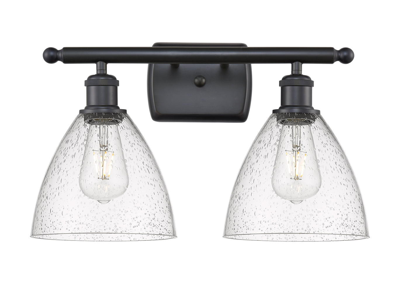 Ballston Bath Vanity Light Cast Brass Glass