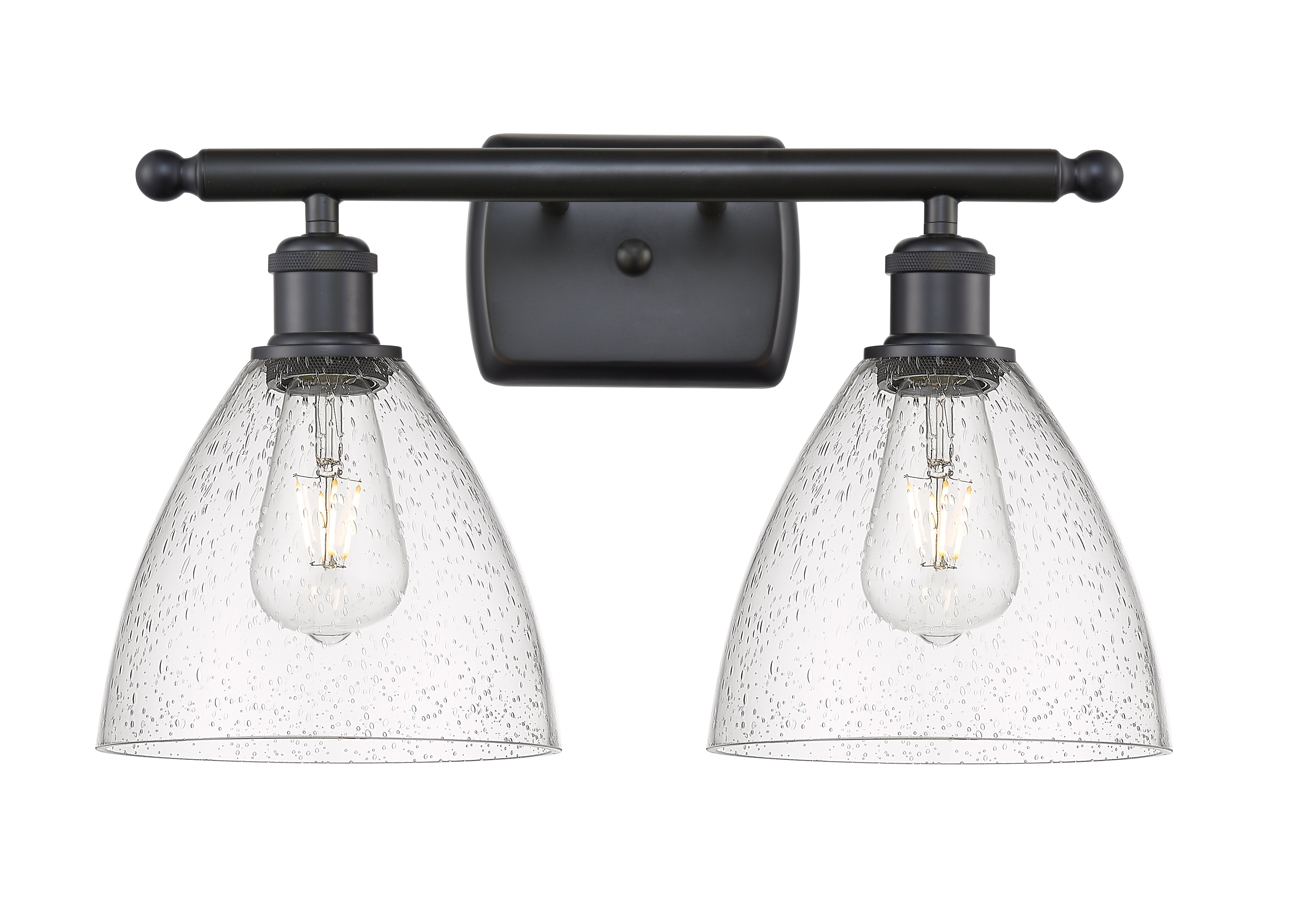 Ballston Bath Vanity Light Cast Brass Glass