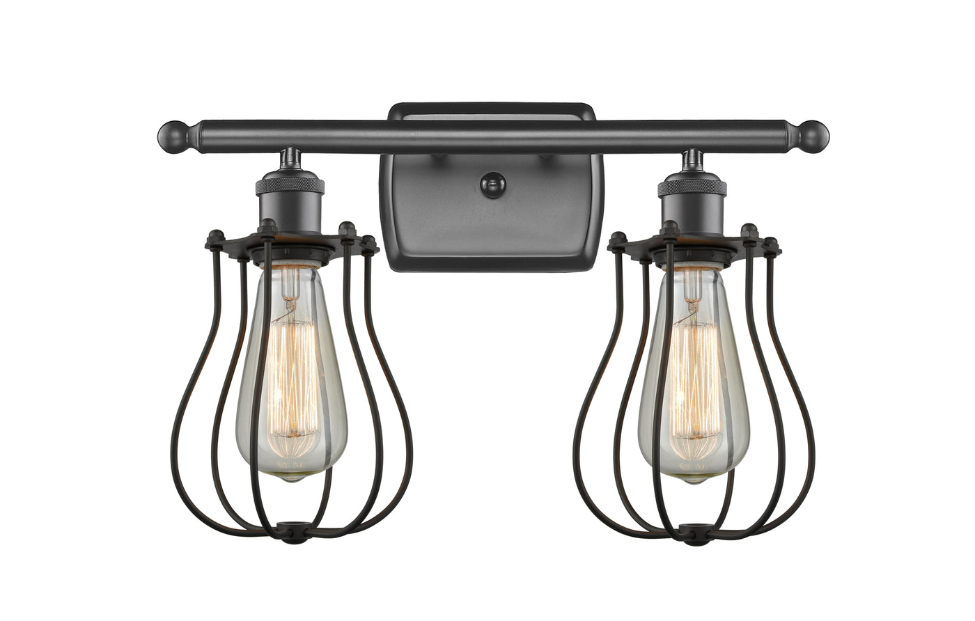 Ballston Industrial, Farmhouse, Restoration-Vintage, Traditional, Transitional  Muselet Bath Vanity Light
