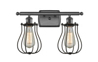 Ballston Industrial, Farmhouse, Restoration-Vintage, Traditional, Transitional  Muselet Bath Vanity Light