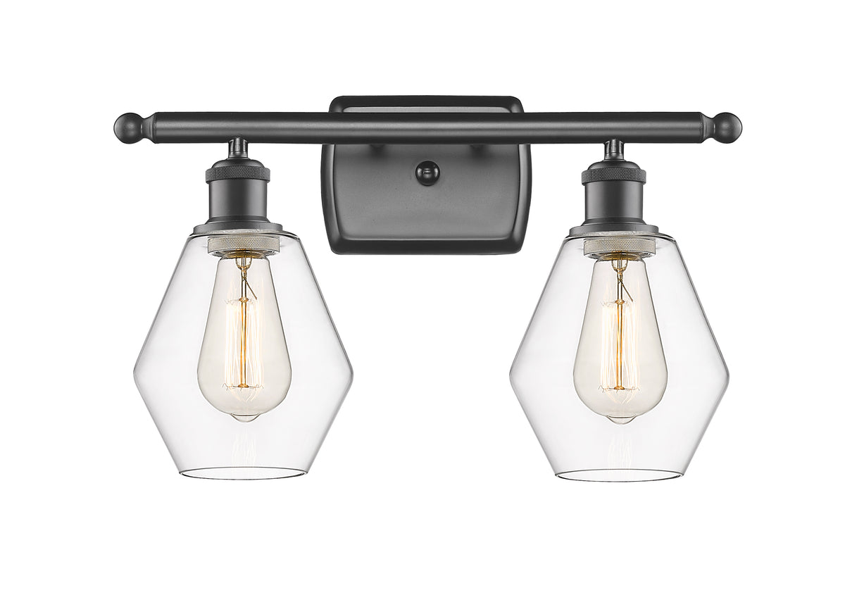 Cindyrella 16-Inch 2-Light Bath Vanity Light 10.5-Inch High