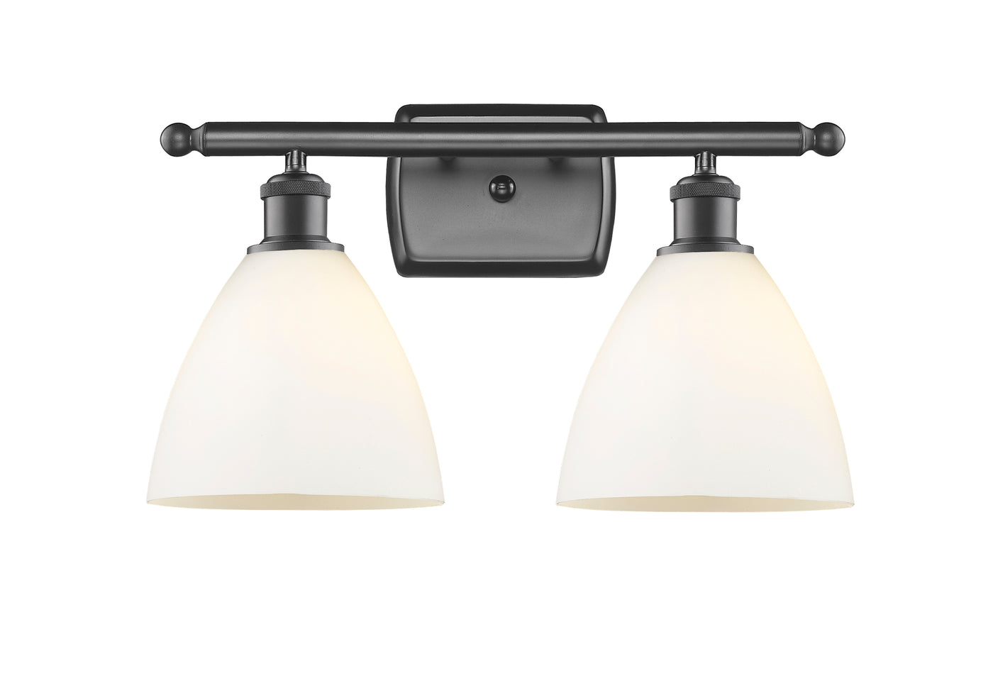 Ballston Bath Vanity Light Cast Brass Glass