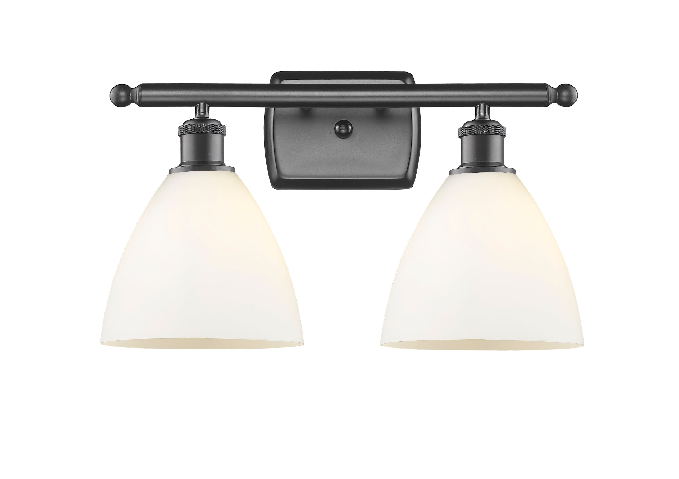 Ballston Bath Vanity Light Cast Brass Glass