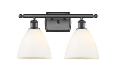 Ballston Bath Vanity Light Cast Brass Glass