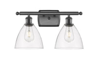 Ballston Bath Vanity Light Cast Brass Glass