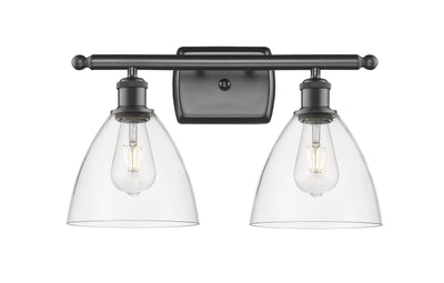 Ballston Bath Vanity Light Cast Brass Glass
