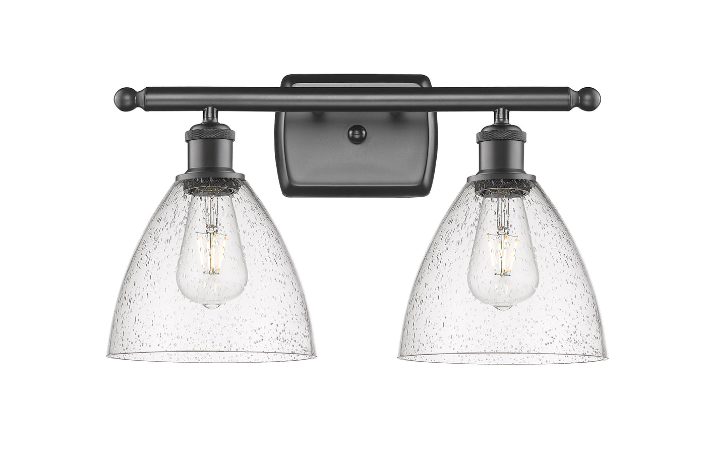 Ballston Bath Vanity Light Cast Brass Glass